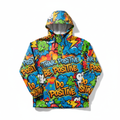 Cartoon Waterproof Hoodie – Teens (Think Positive)