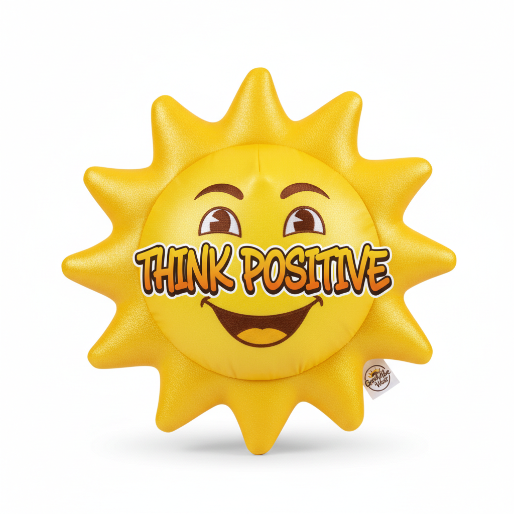 GoodVibeWear Think Positive Squishy Sun
