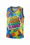 GoodVibeWear Jersey – Design 2 (Think Positive, Be Positive, Do Positive)