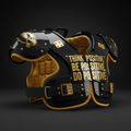 GoodVibeWear Think Positive NFL-Style Shoulder Pads