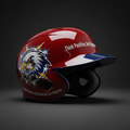 GoodVibeWear Think Positive MLB-Style Cartoon Batting Helmet