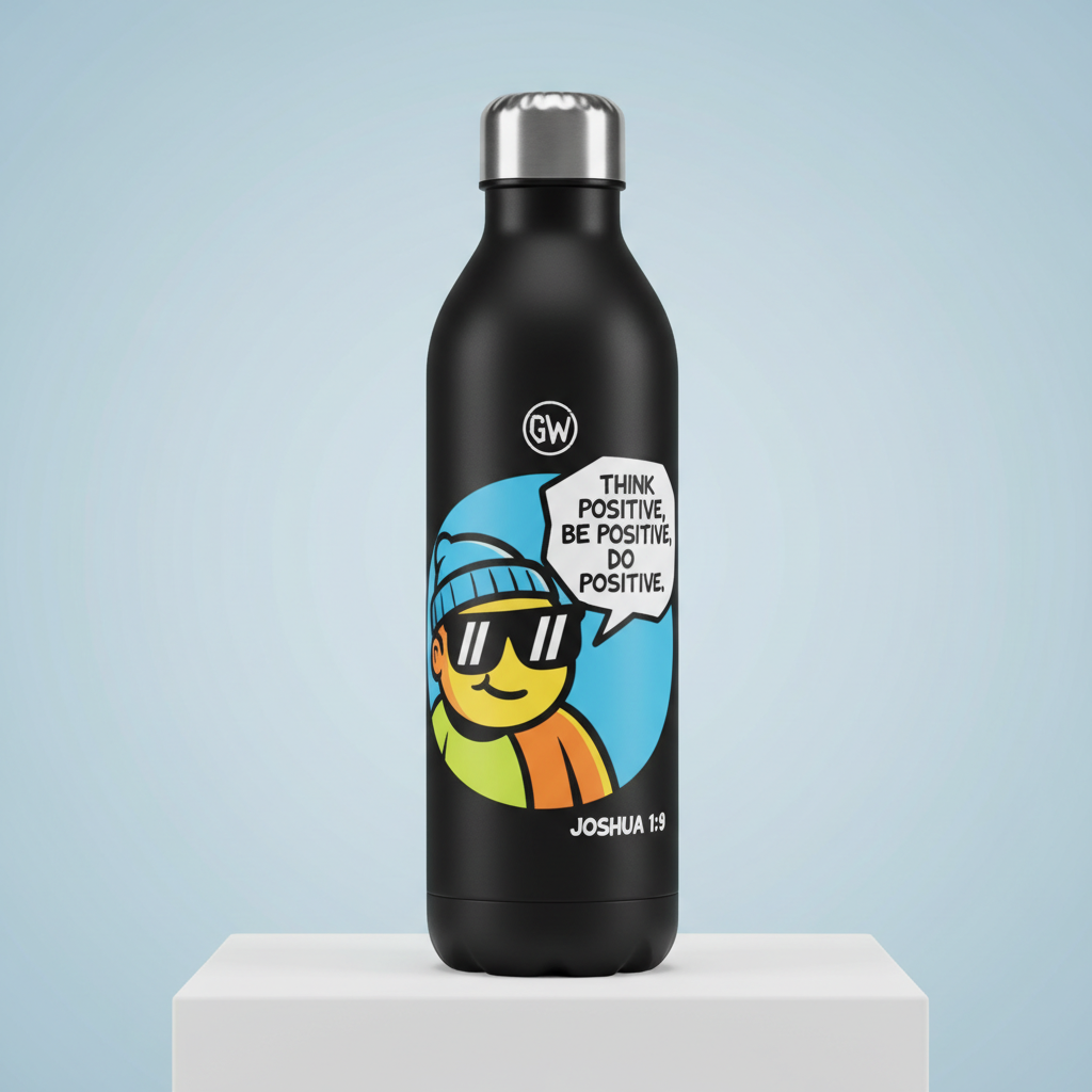 Good Vibe Toons Adult Water Bottle