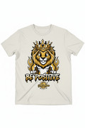 GoodVibeWear Be Positive King Lion Tee