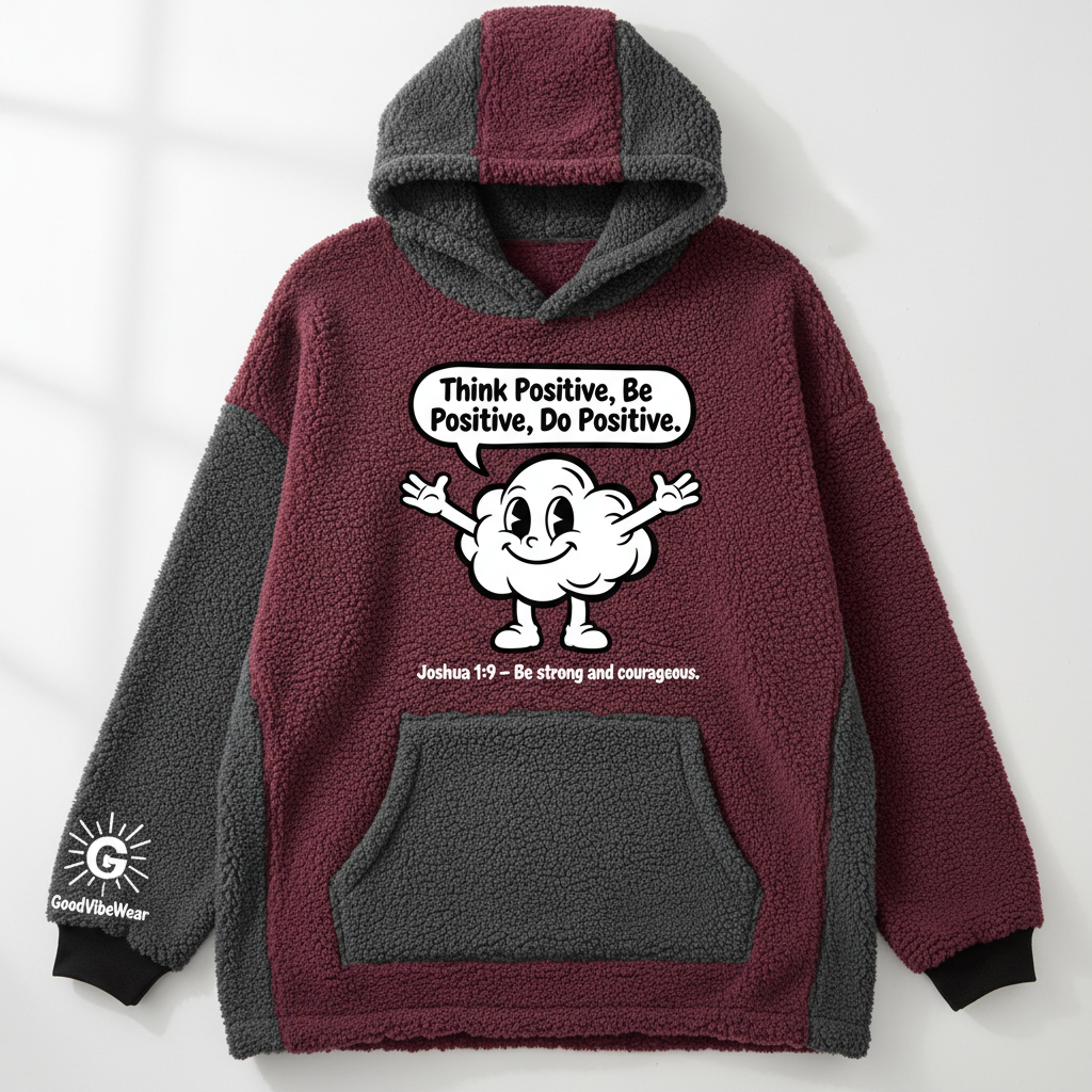 Good Vibe Toons Adult Fluffy Hoodie
