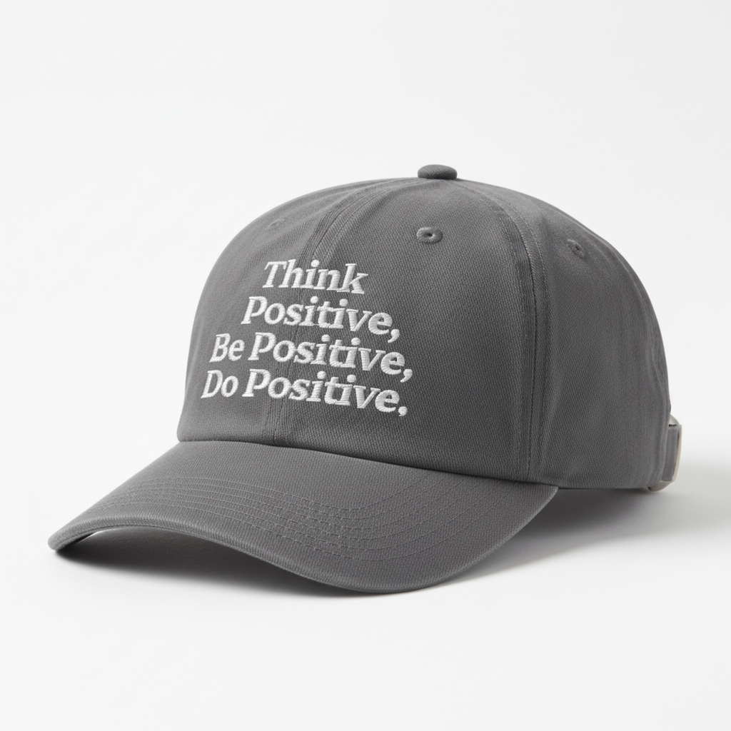 Think Positive, Be Positive, Do Positive Hat