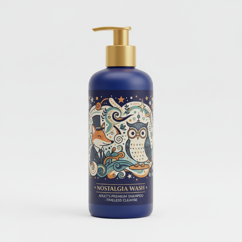 Cartoon Fun Shampoo Set – Adults